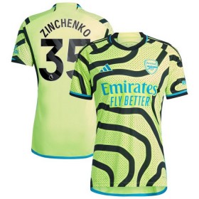 Camisolas Arsenal Zinchenko 35 2º Equipamento Alternativa 2023-24 Manga Curta